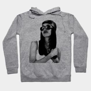 Aaliyah New Retro Sketch Hoodie